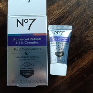 No7 Advanced Retinol 1.5% Complex Night Concentrate Sample Size 0.1 fl.oz